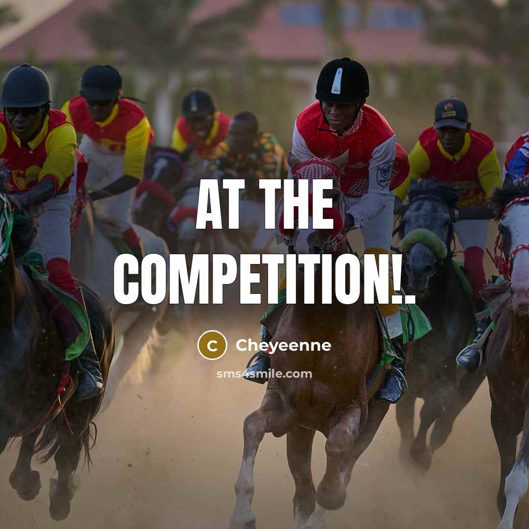 “At the competition!.” quote by Cheyeenne