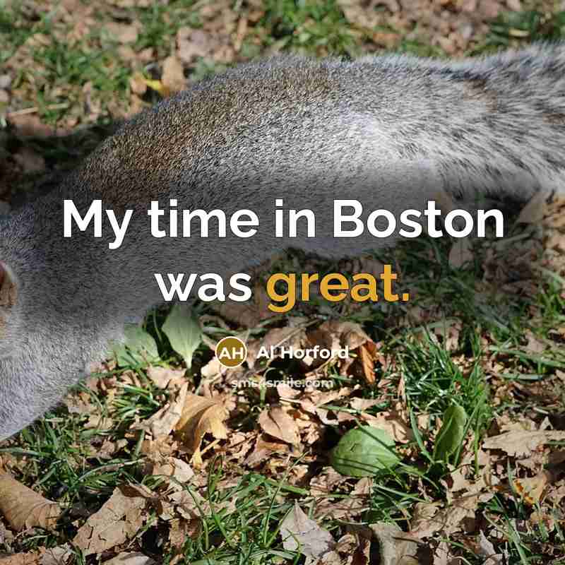 “My time in Boston was great.” quote by Al Horford