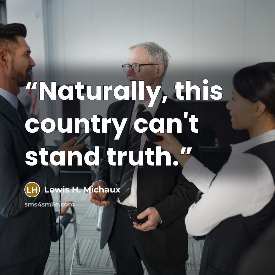 “Naturally, this country can't stand truth.” quote by Lewis H. Michaux