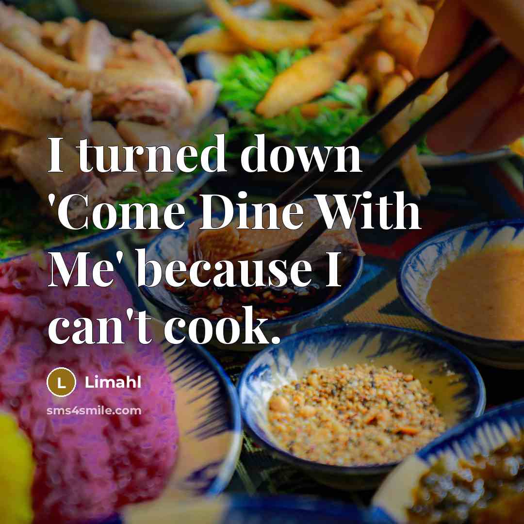 “I turned down 'Come Dine With Me' because I can't cook.” quote by Limahl