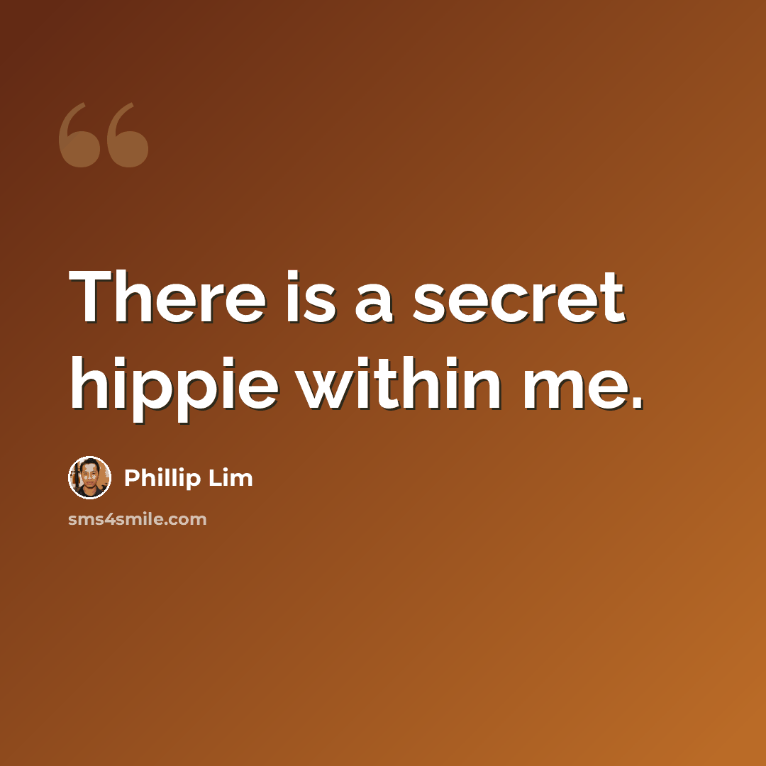 “There is a secret hippie within me.” quote by Phillip Lim