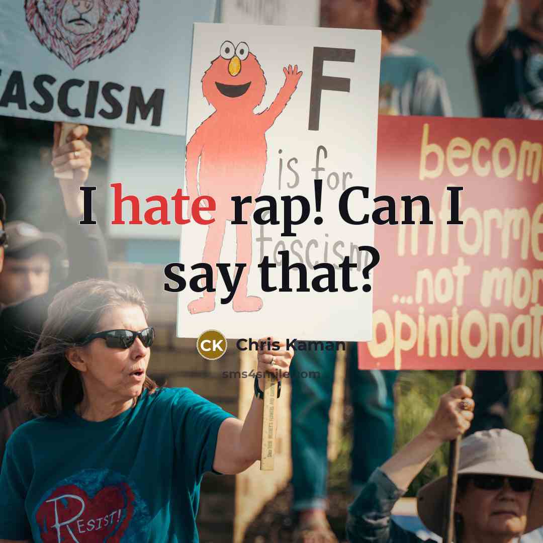 “I hate rap! Can I say that?” quote by Chris Kaman