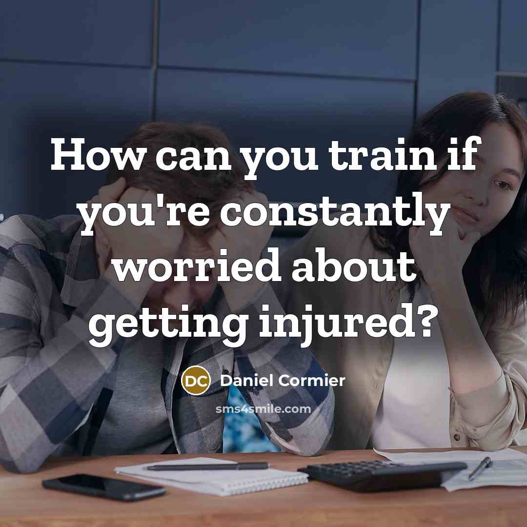 “How can you train if you're constantly worried about getting injured?” quote by Daniel Cormier