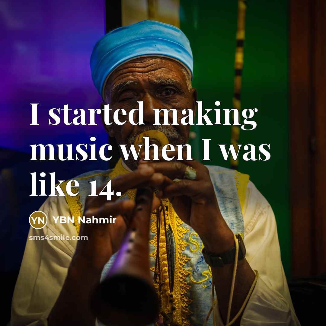 “I started making music when I was like 14.” quote by YBN Nahmir