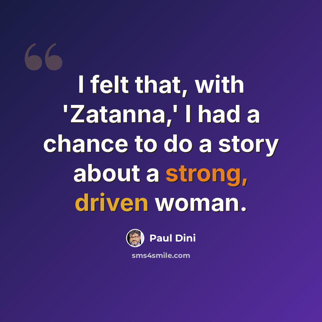 “I felt that, with 'Zatanna,' I had a chance to do a story about a strong, driven woman.” quote by Paul Dini