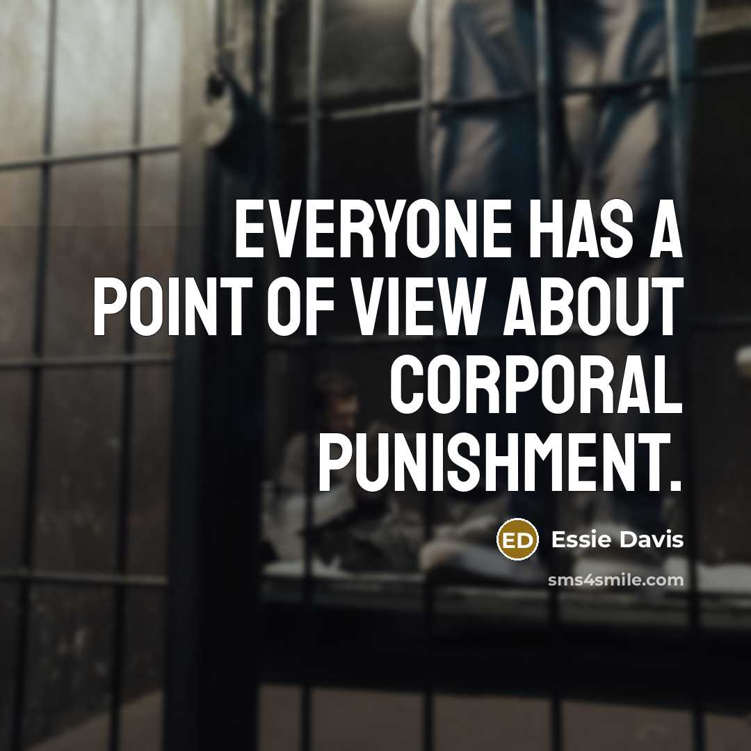 “Everyone has a point of view about corporal punishment.” quote by Essie Davis