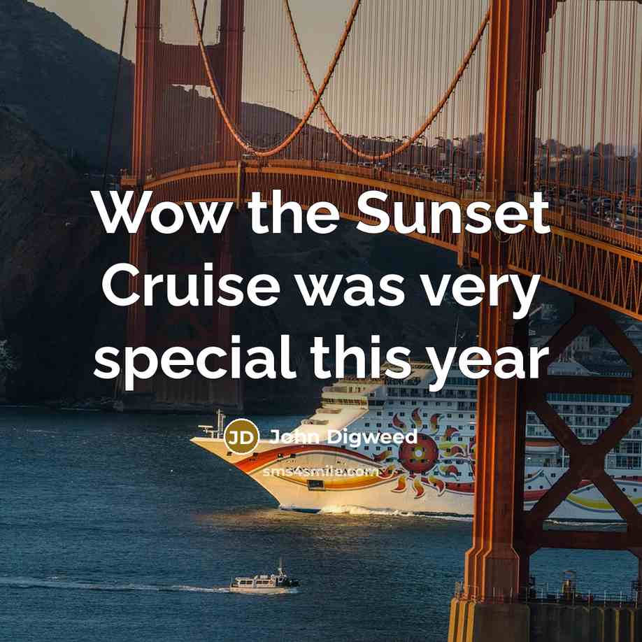 “Wow the Sunset Cruise was very special this year” quote by John Digweed