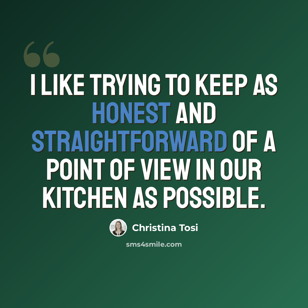 “I like trying to keep as honest and straightforward of a point of view in our kitchen as possible.” quote by Christina Tosi