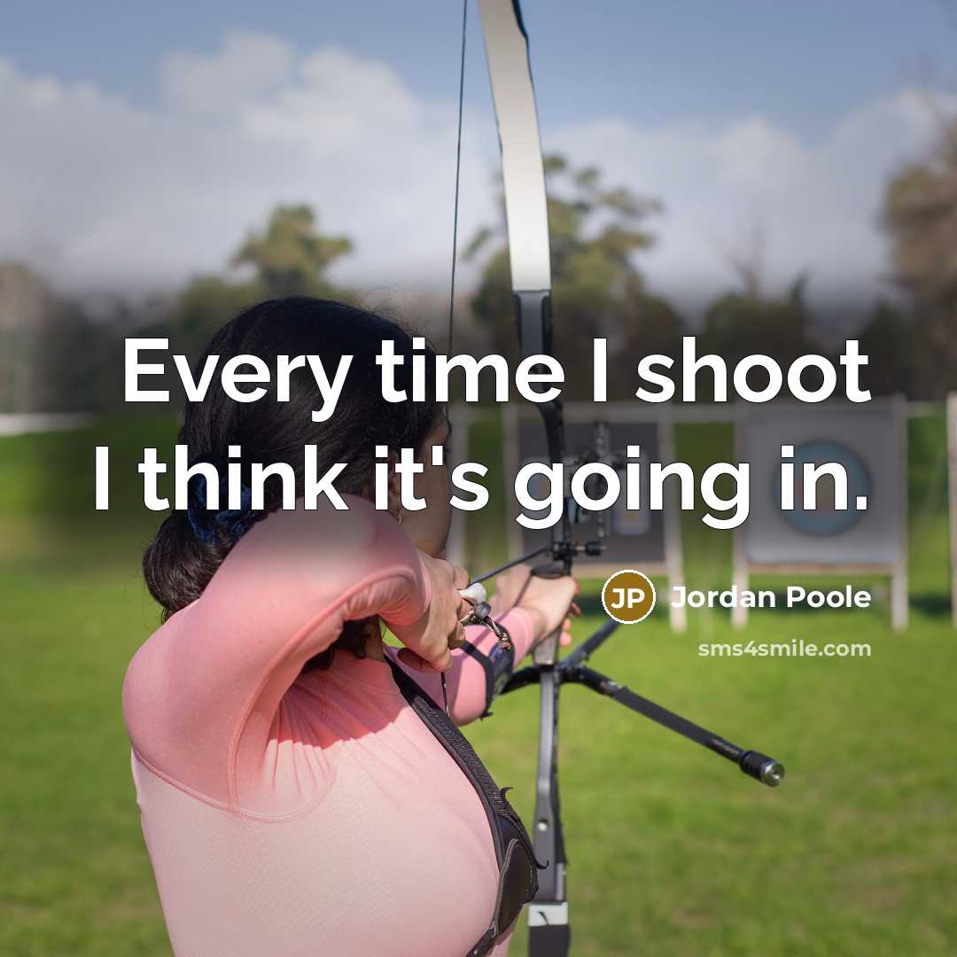 “Every time I shoot I think it's going in.” quote by Jordan Poole