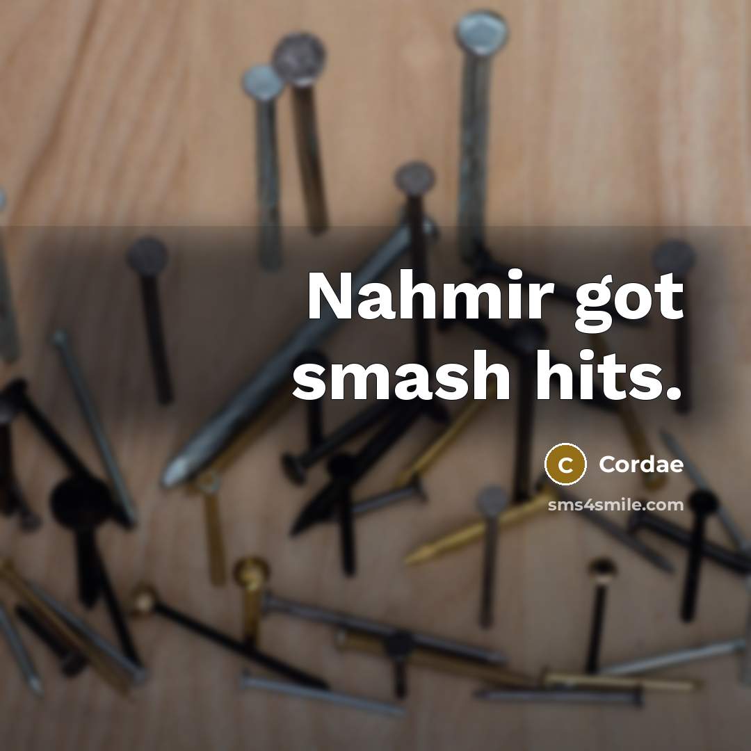 “Nahmir got smash hits.” quote by Cordae