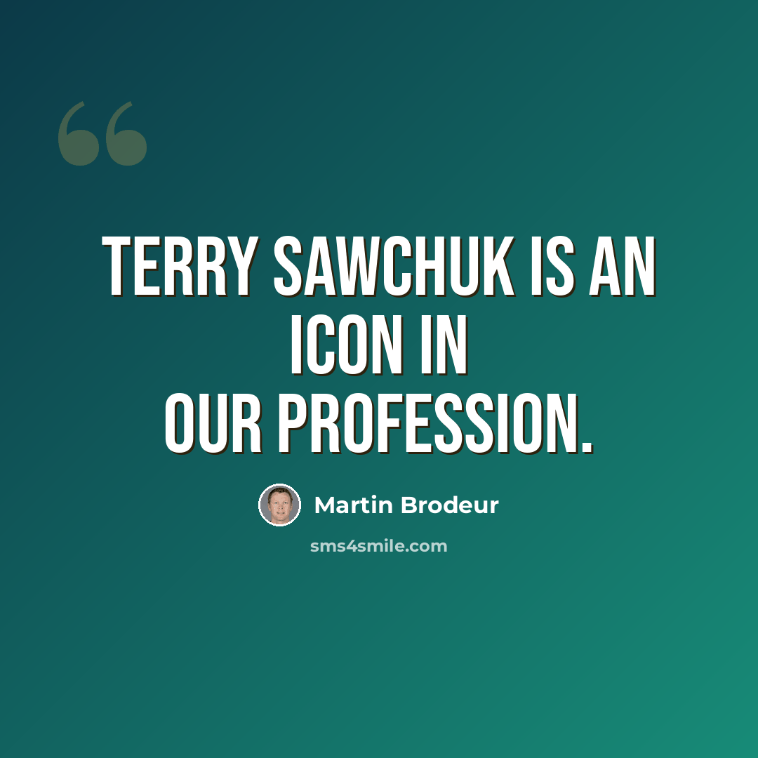 “Terry Sawchuk is an icon in our profession.” quote by Martin Brodeur