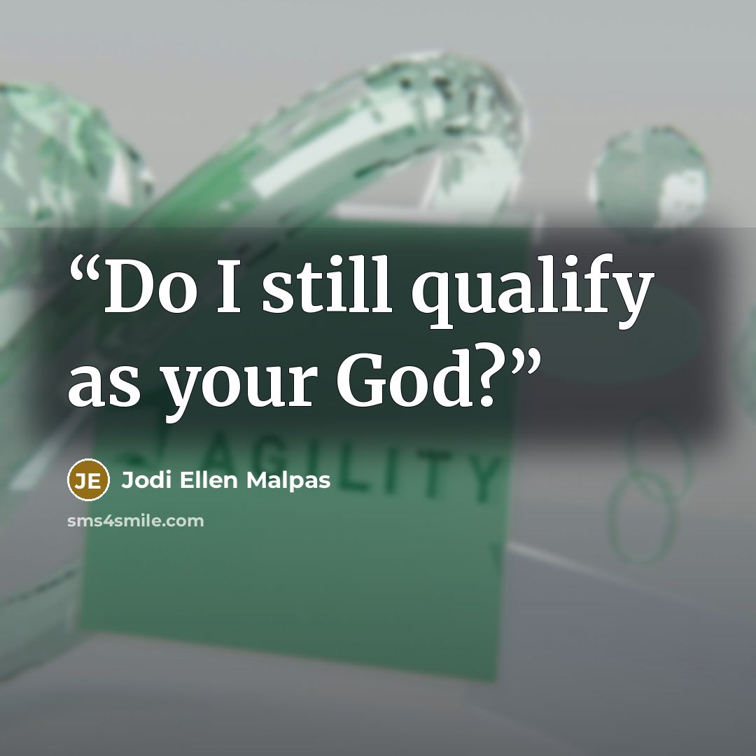 “Do I still qualify as your God?” quote by Jodi Ellen Malpas