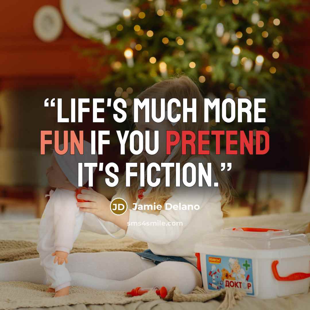 “Life's much more fun if you pretend it's fiction.” quote by Jamie Delano