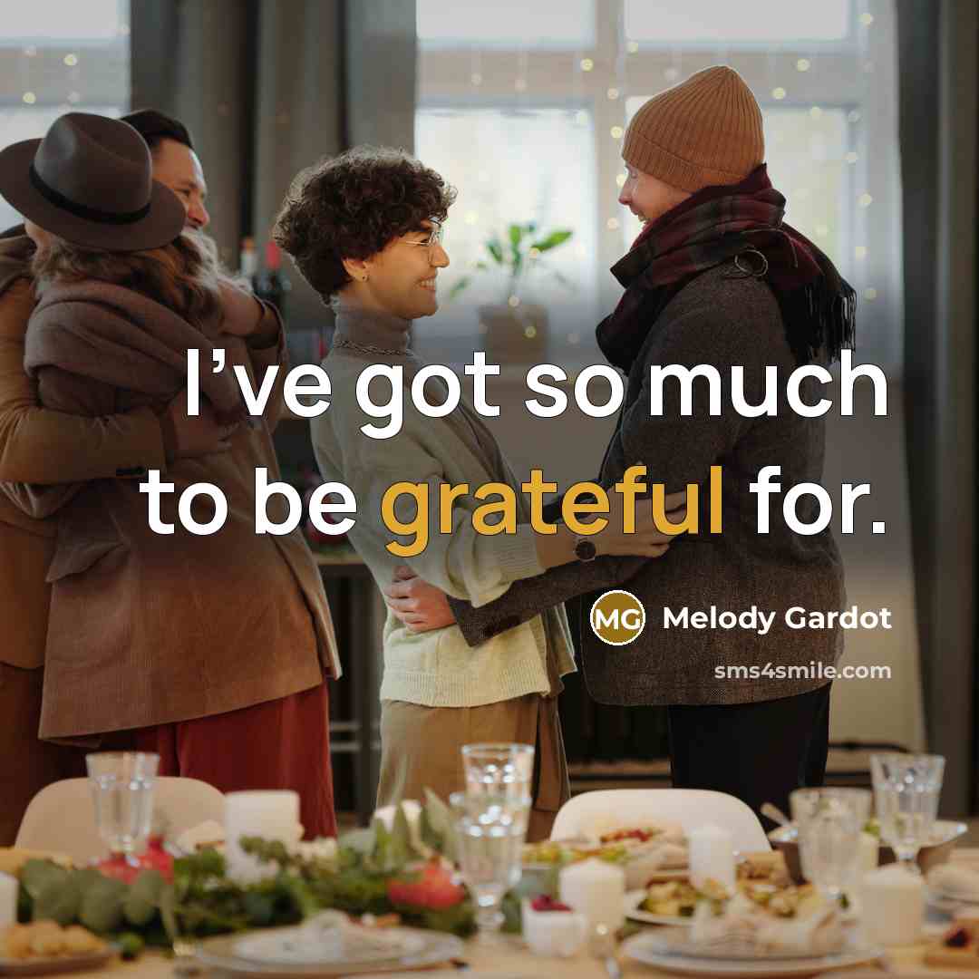 “I've got so much to be grateful for.” quote by Melody Gardot