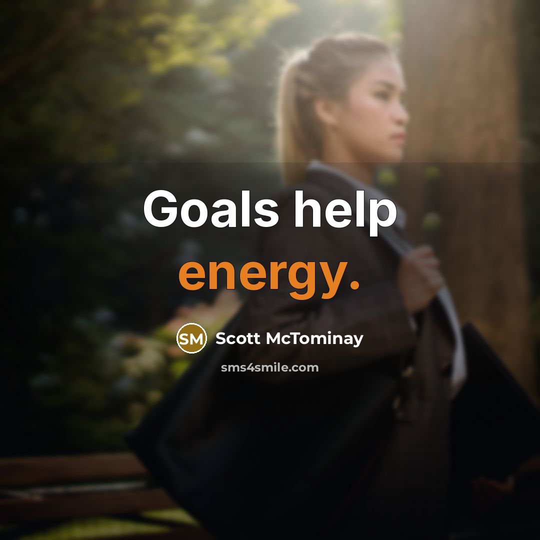 “Goals help energy.” quote by Scott McTominay
