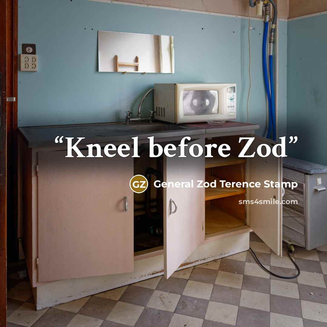 “Kneel before Zod” quote by General Zod Terence Stamp