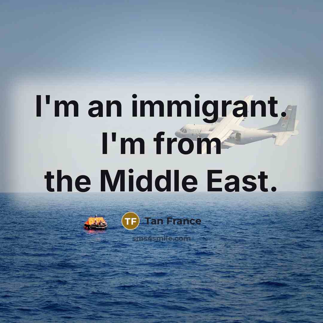 “I'm an immigrant. I'm from the Middle East.” quote by Tan France