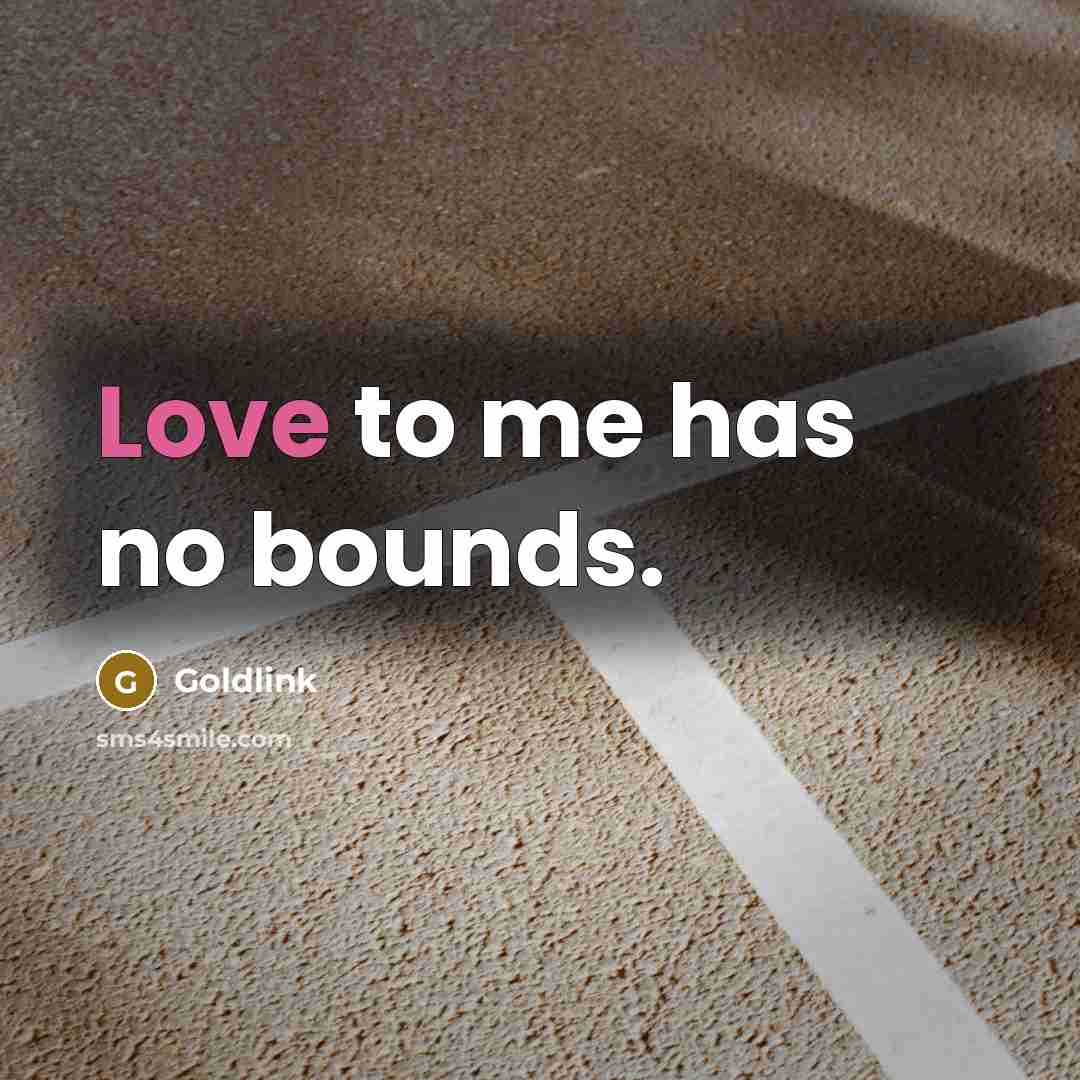 “Love to me has no bounds.” quote by Goldlink