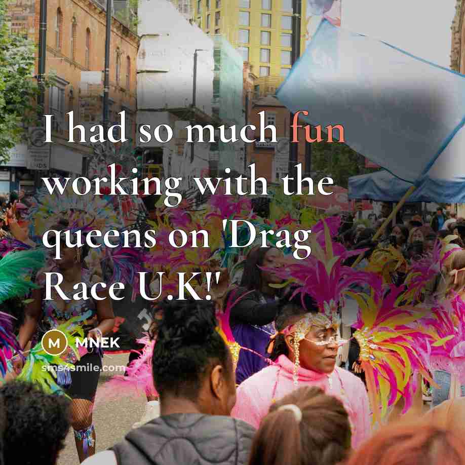 “I had so much fun working with the queens on 'Drag Race U.K!'” quote by MNEK