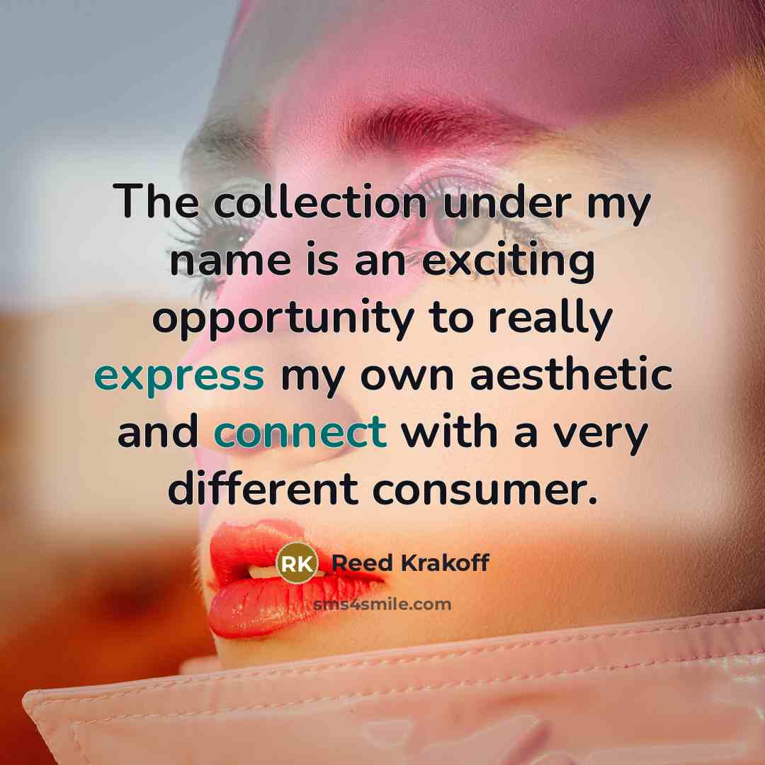 “The collection under my name is an exciting opportunity to really express my own aesthetic and connect with a very different consumer.” quote by Reed Krakoff