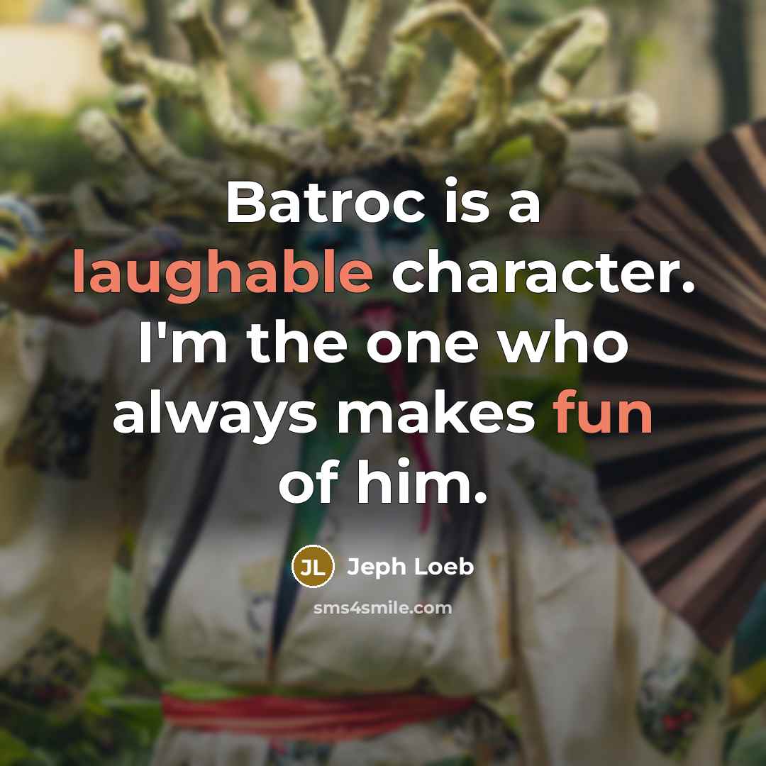 “Batroc is a laughable character. I'm the one who always makes fun of him.” quote by Jeph Loeb