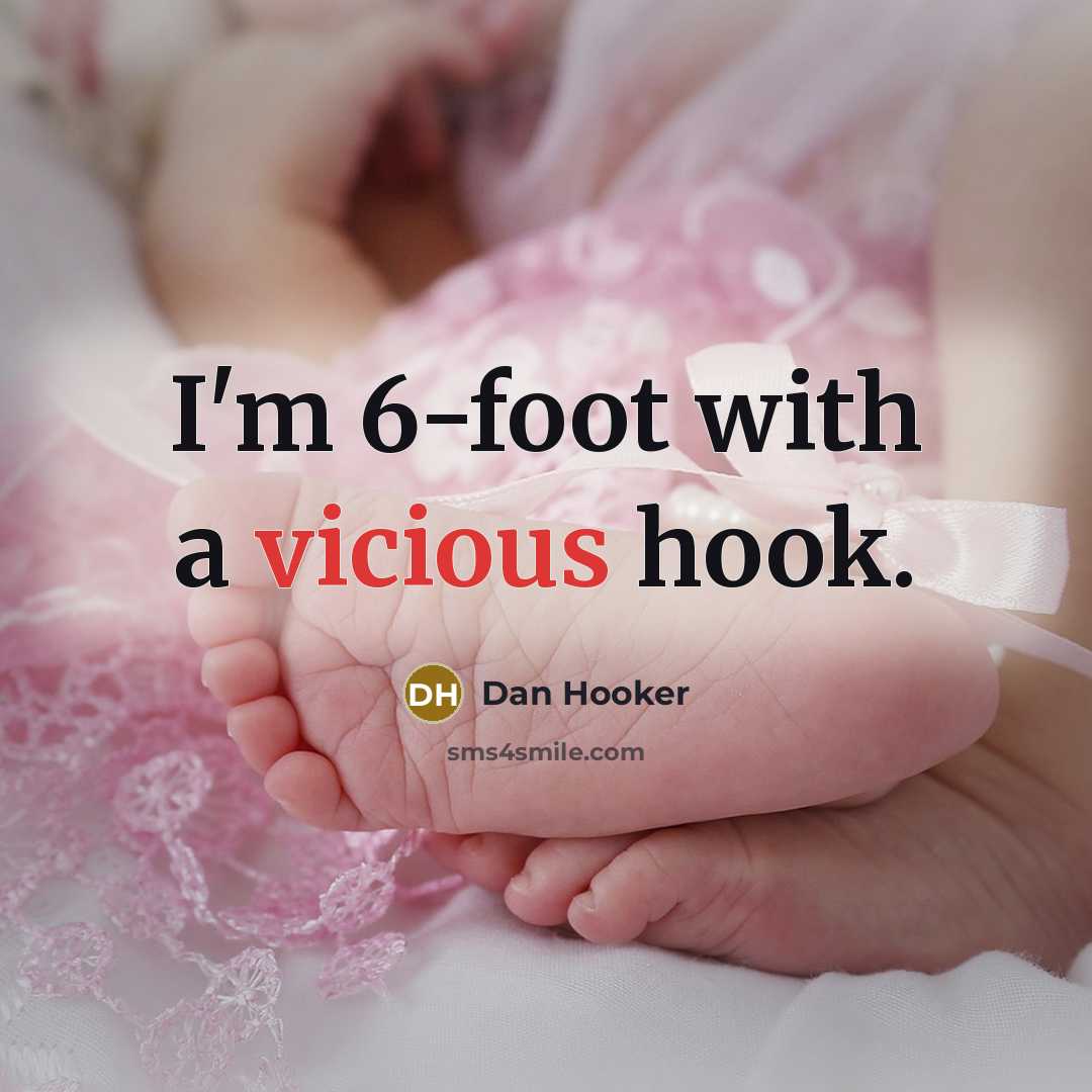 “I'm 6-foot with a vicious hook.” quote by Dan Hooker