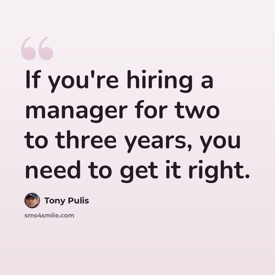 “If you're hiring a manager for two to three years, you need to get it right.” quote by Tony Pulis