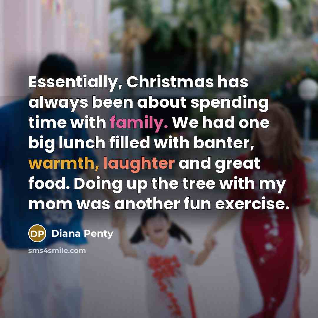 “Essentially, Christmas has always been about spending time with family. We had one big lunch filled with banter, warmth, laughter and great food. Doing up the tree with my mom was another fun exercise.” quote by Diana Penty