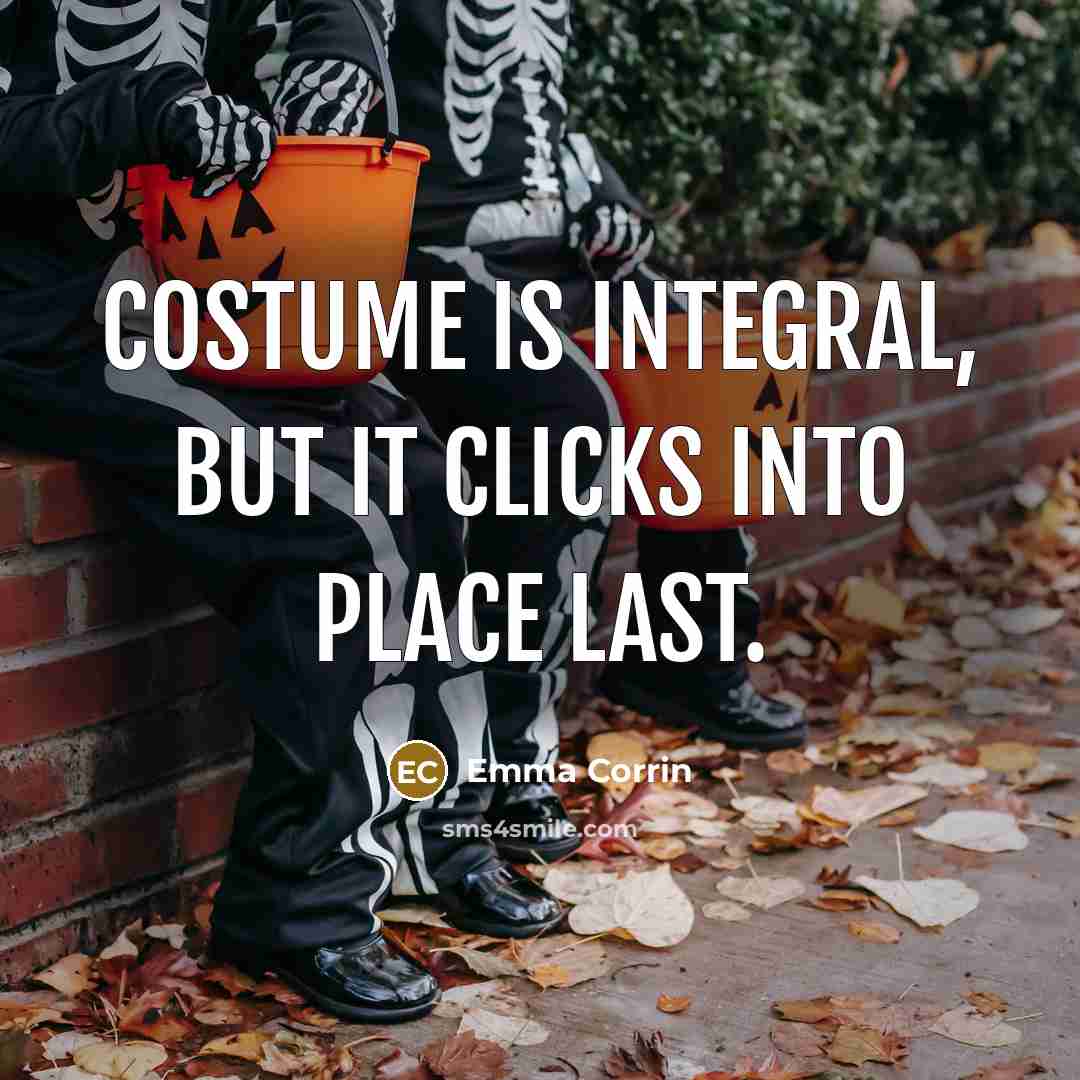 “Costume is integral, but it clicks into place last.” quote by Emma Corrin