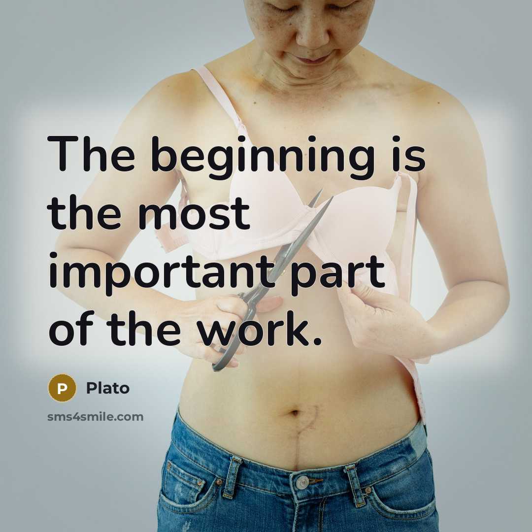 “The beginning is the most important part of the work.” quote by Plato