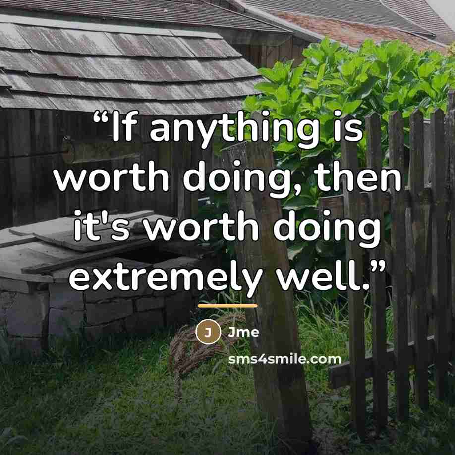 “If anything is worth doing, then it's worth doing extremely well.” quote by JME