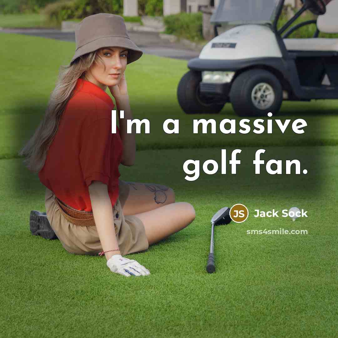 “I'm a massive golf fan.” quote by Jack Sock