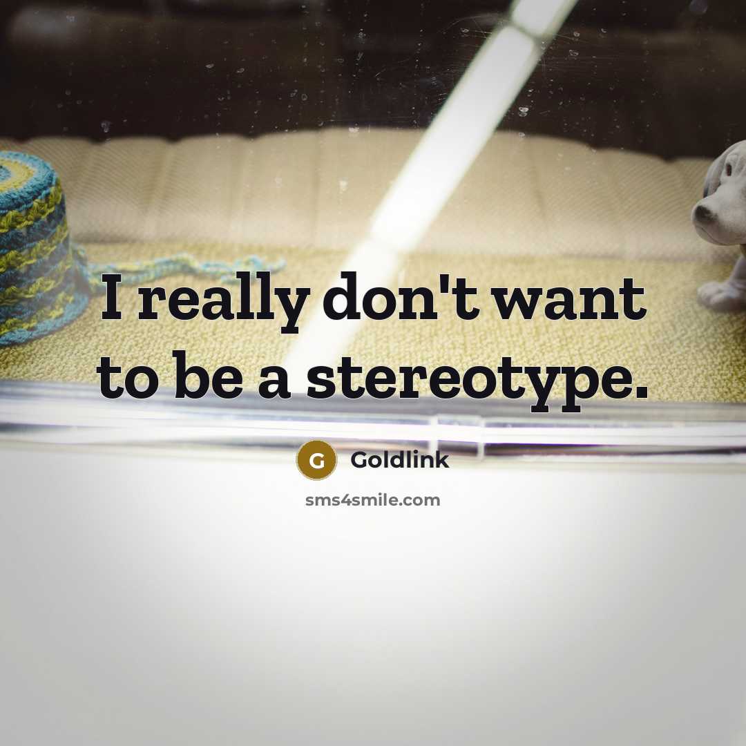 “I really don't want to be a stereotype.” quote by Goldlink