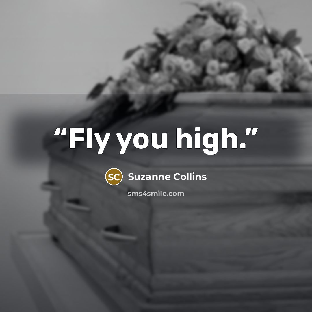 “Fly you high.” quote by Suzanne Collins