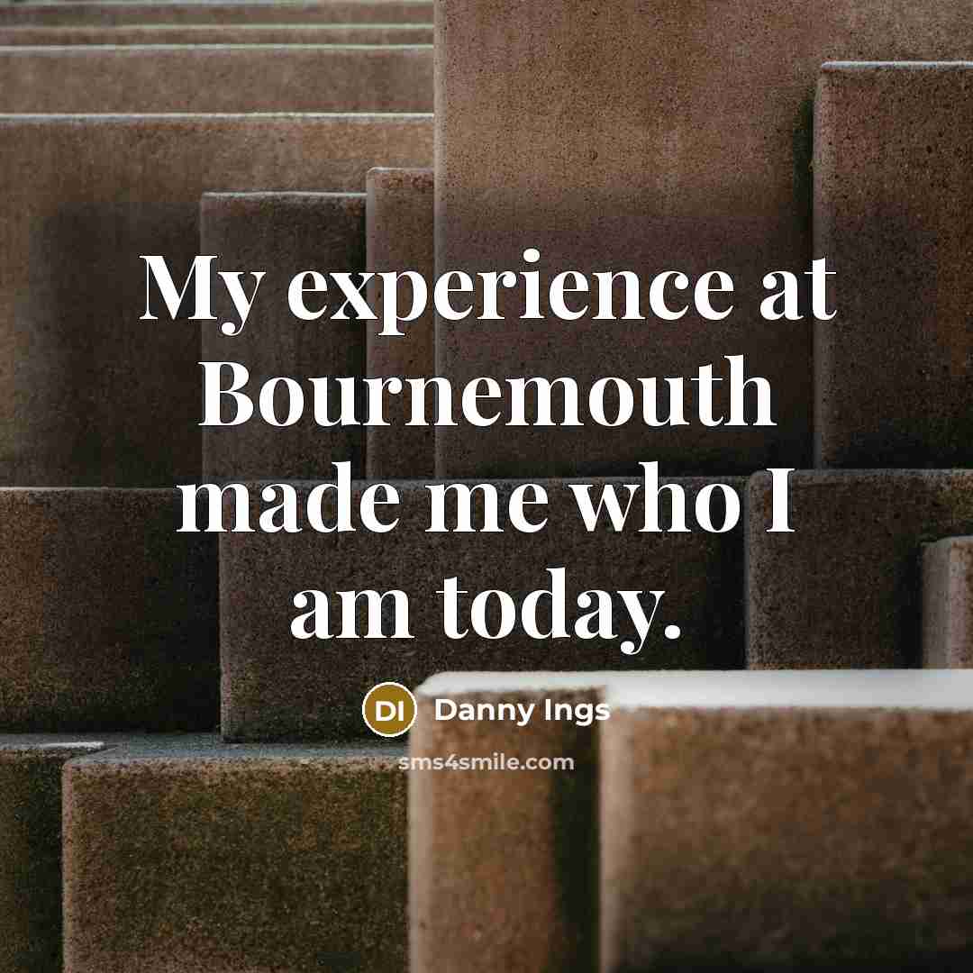 “My experience at Bournemouth made me who I am today.” quote by Danny Ings