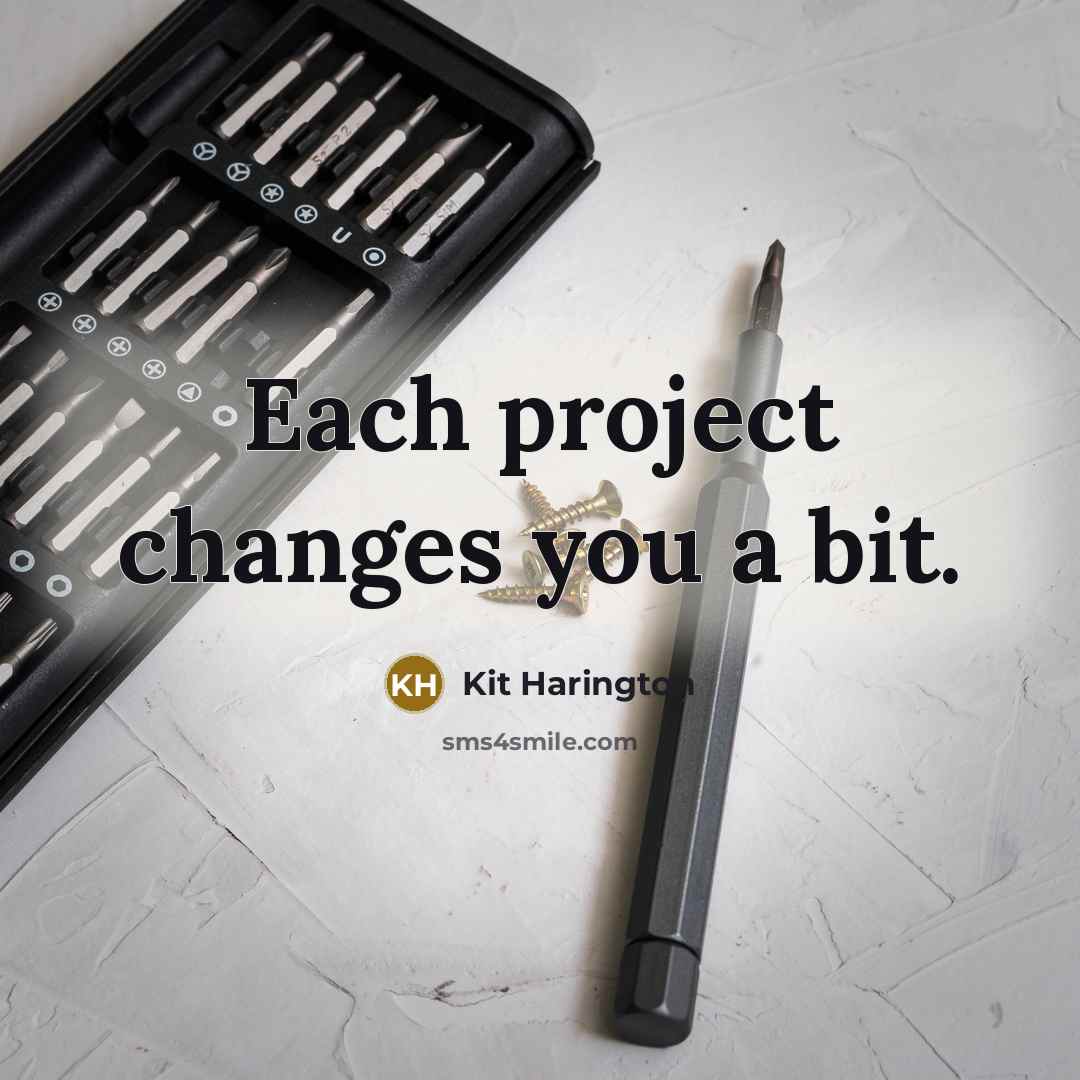 “Each project changes you a bit.” quote by Kit Harington