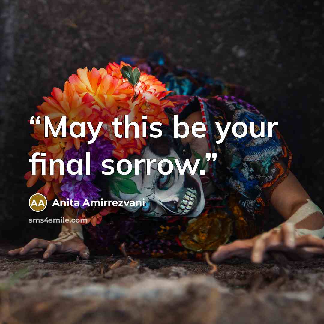 “May this be your final sorrow.” quote by Anita Amirrezvani