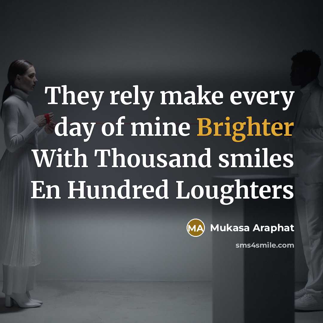“They rely make every day of mine Brighter With Thousand smiles En Hundred Loughters” quote by Mukasa Araphat