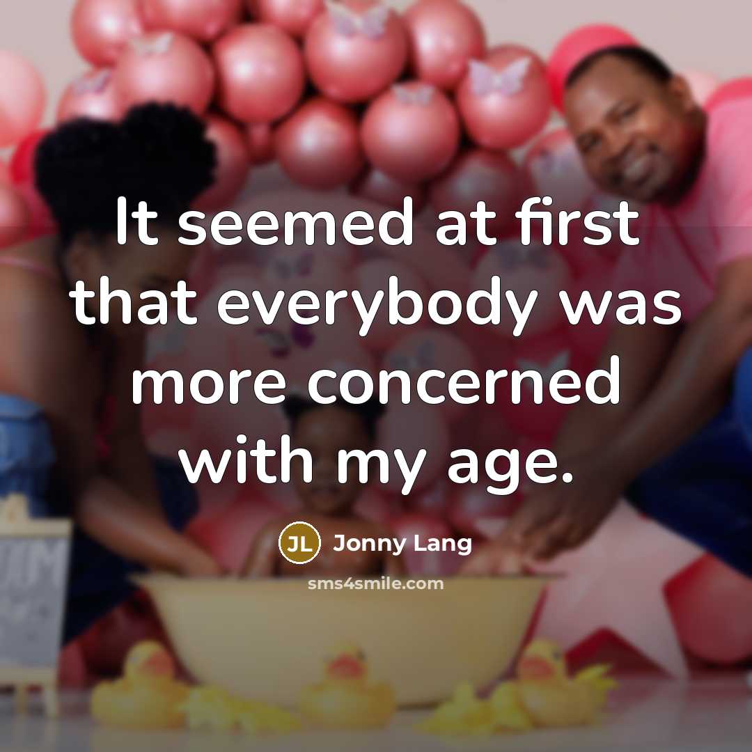 “It seemed at first that everybody was more concerned with my age.” quote by Jonny Lang