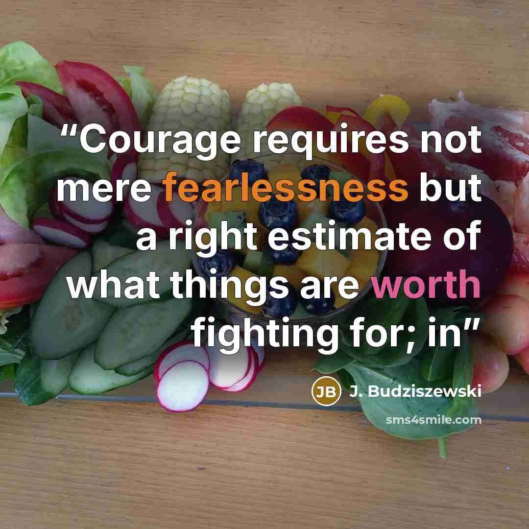 “Courage requires not mere fearlessness but a right estimate of what things are worth fighting for; in” quote by J. Budziszewski