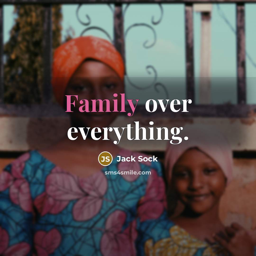 “Family over everything.” quote by Jack Sock
