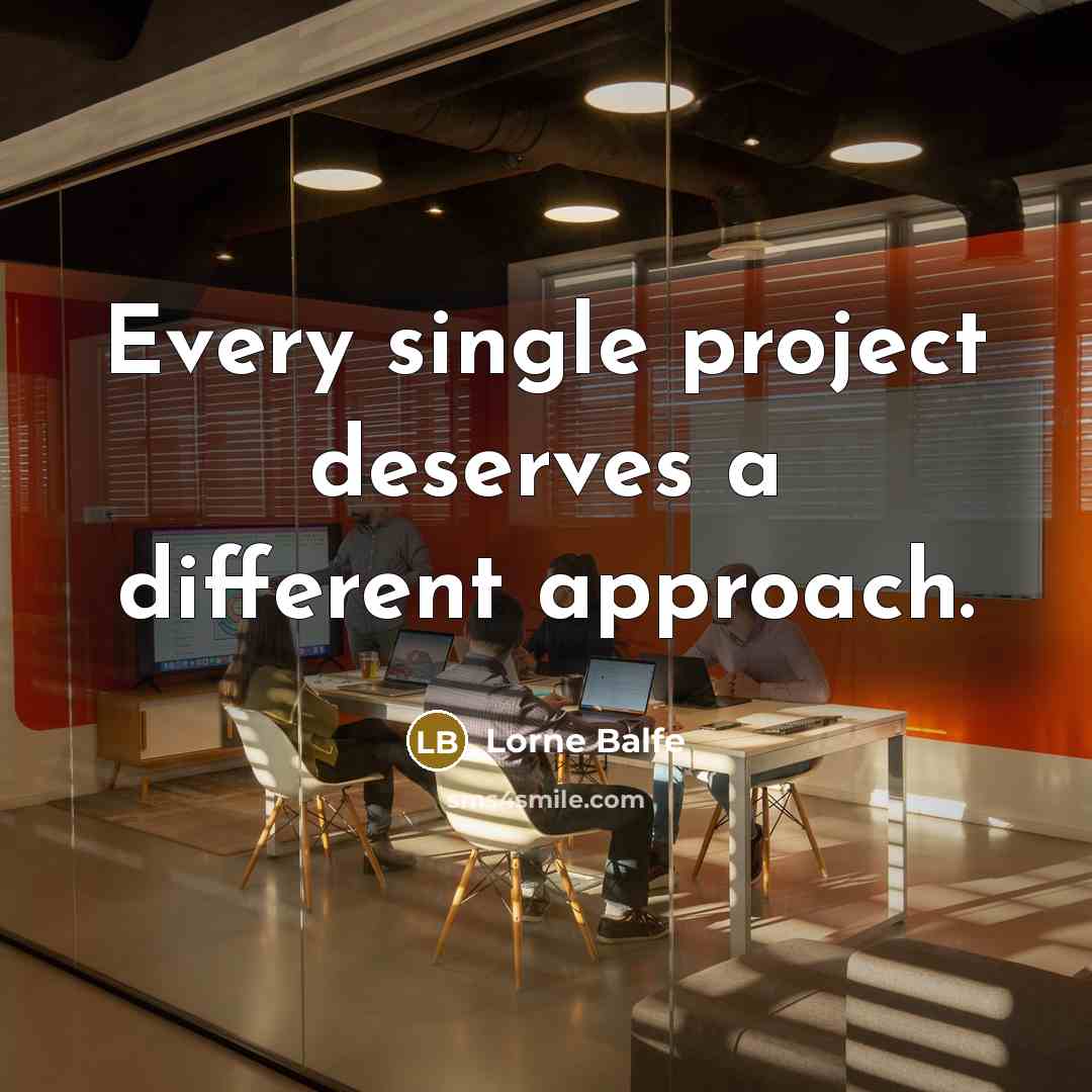 “Every single project deserves a different approach.” quote by Lorne Balfe