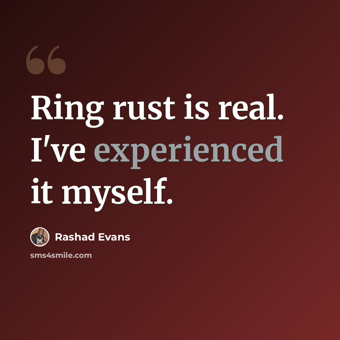 “Ring rust is real. I've experienced it myself.” quote by Rashad Evans