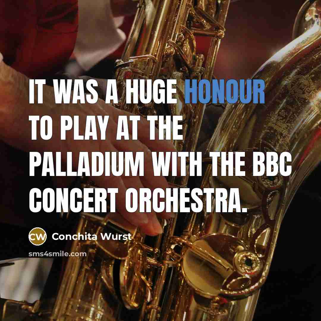 “It was a huge honour to play at the Palladium with the BBC Concert Orchestra.” quote by Conchita Wurst