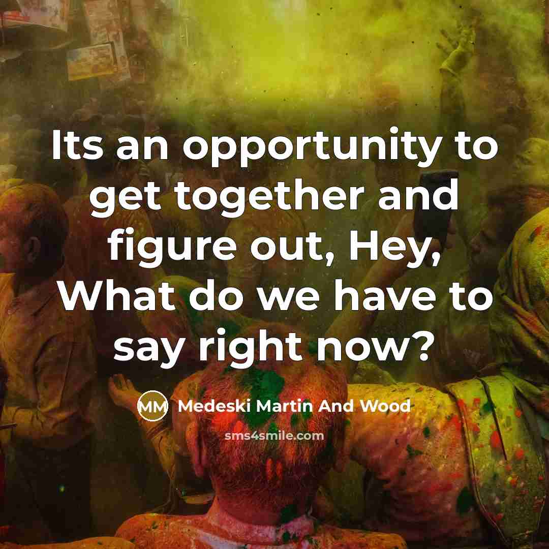 “Its an opportunity to get together and figure out, Hey, What do we have to say right now?” quote by Medeski Martin And Wood