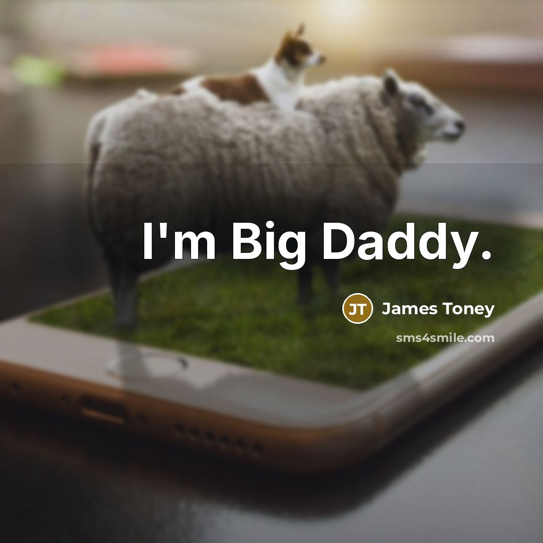 “I'm Big Daddy.” quote by James Toney