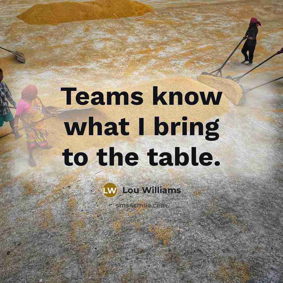 “Teams know what I bring to the table.” quote by Lou Williams