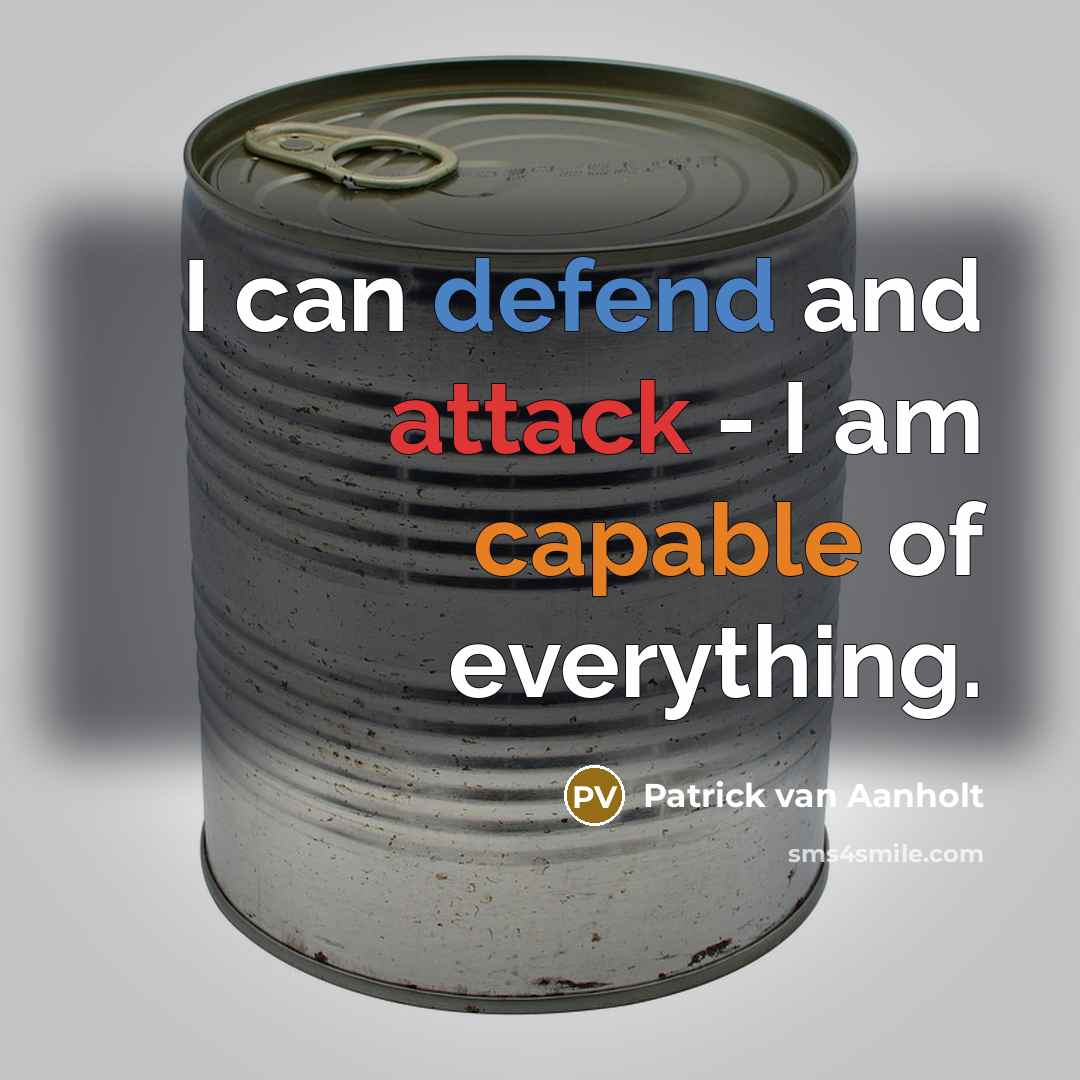 “I can defend and attack - I am capable of everything.” quote by Patrick van Aanholt