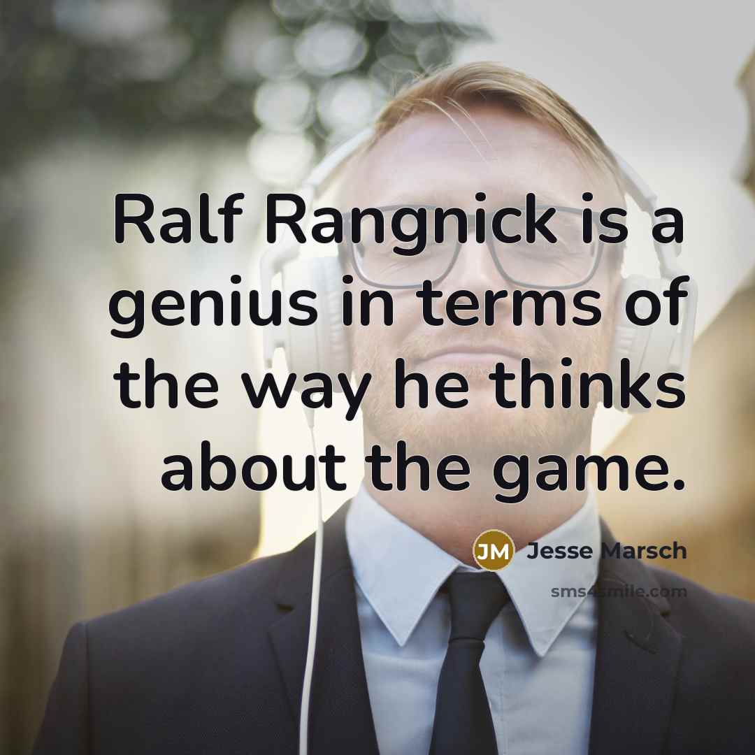 “Ralf Rangnick is a genius in terms of the way he thinks about the game.” quote by Jesse Marsch