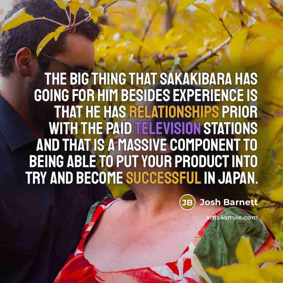 “The big thing that Sakakibara has going for him besides experience is that he has relationships prior with the paid television stations and that is a massive component to being able to put your product into try and become successful in Japan.” quote by Josh Barnett